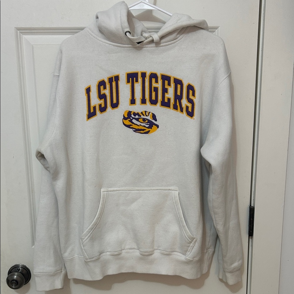 LSU Tigers Hoodie fleece sweatshirt size XL top of the world cotton blend